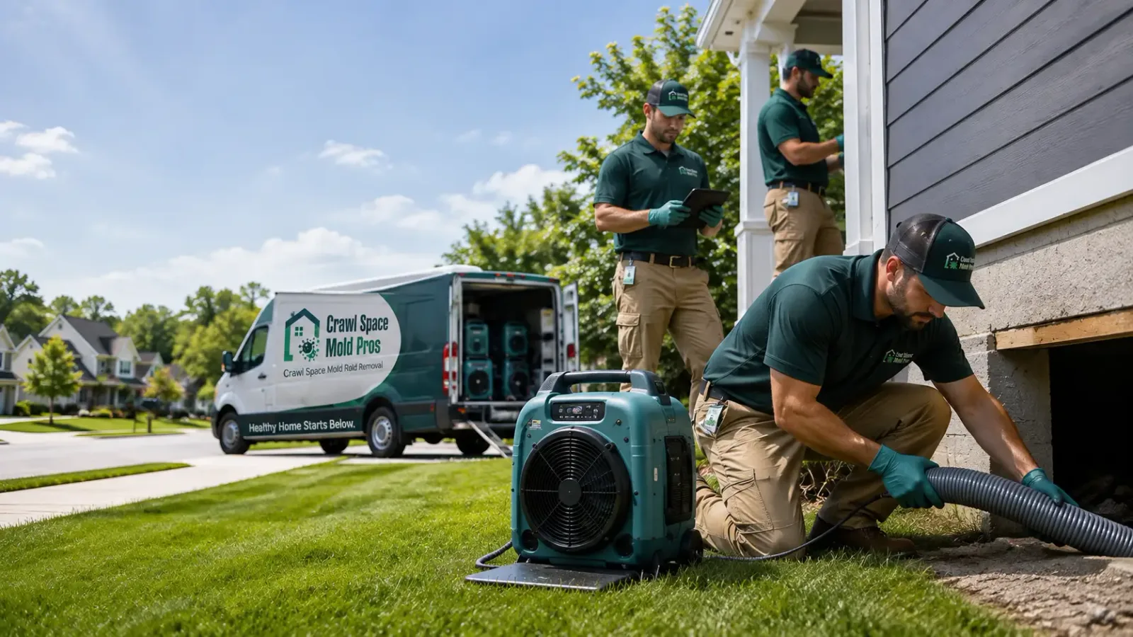 Crawl Space Mold Removal in Mount Hermon, CA
